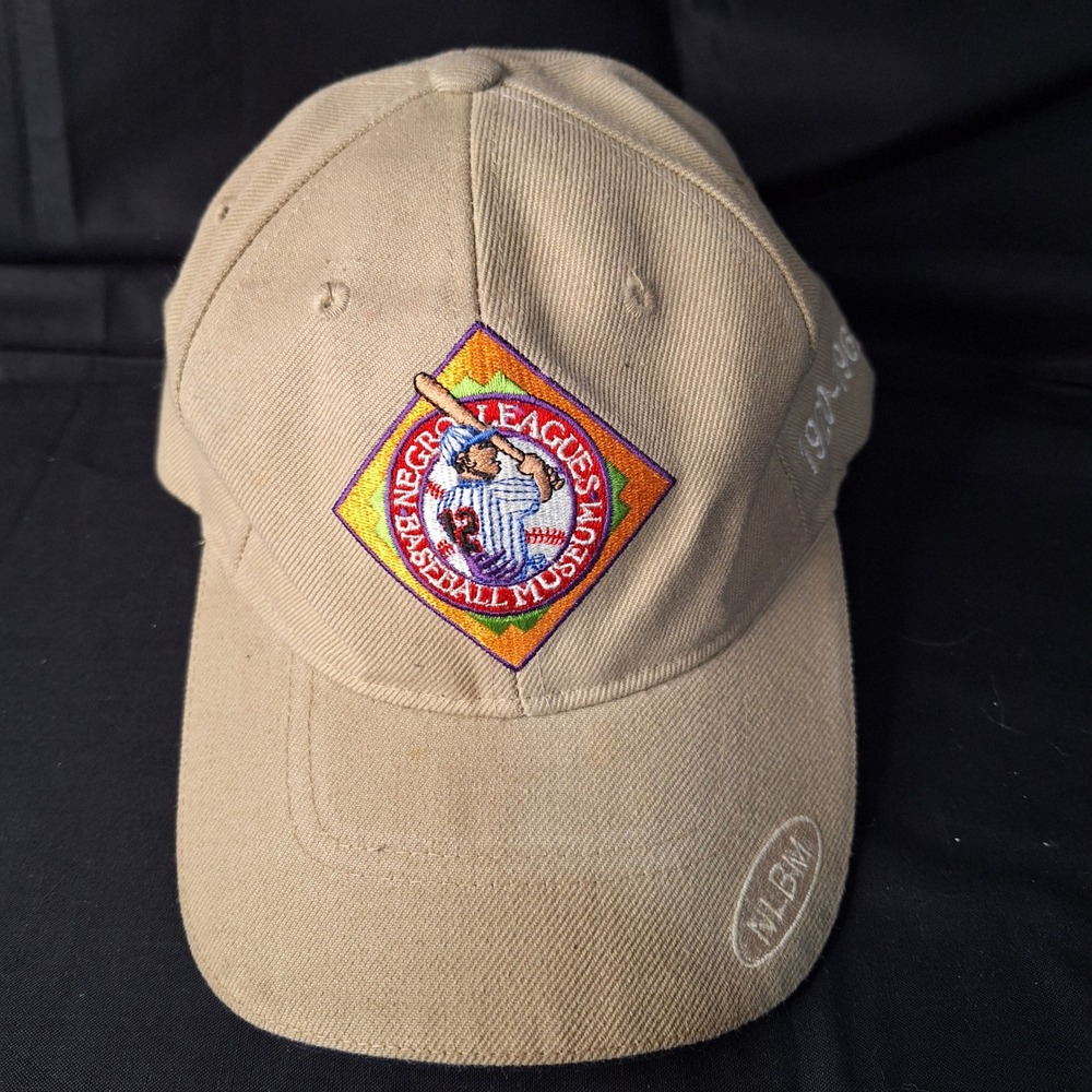 NLBM Negro Leagues Baseball Museum Hat Khaki Discover‎ Greatness Strapback Cap